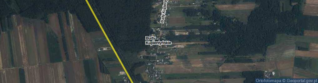 Zdjęcie satelitarne Budy Kupientyńskie ul.